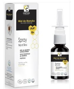 Spray "Nez et Sinus" au miel de Manuka IAA®10+ BIO, 15 ml